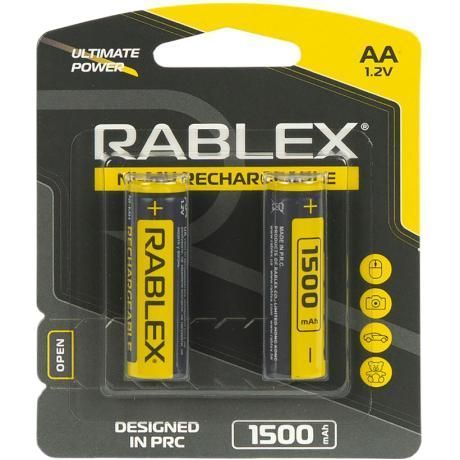 Акумулятор Rablex HR06 1500mAh 2шт. MB-75425 фото