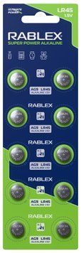 Батарейки Rablex BUTTIN CELL AG9 MB-97614 фото