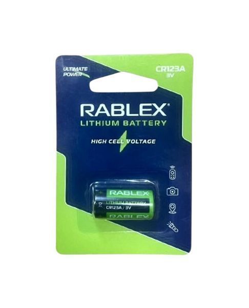 Батарейки Rablex 123A 1500mah LITHIUM Batter 3V MB-95705 фото