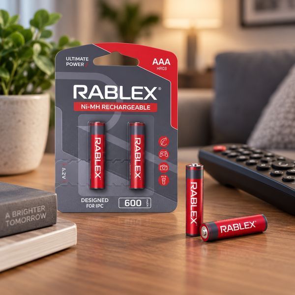 Акумулятор Rablex HR03 AAA 600 mAh Ni-MH 2шт. MB-75418 фото