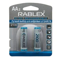 Акумуляторні батарейки Rablex HR06 2100mAh 2шт. MB-75426 фото