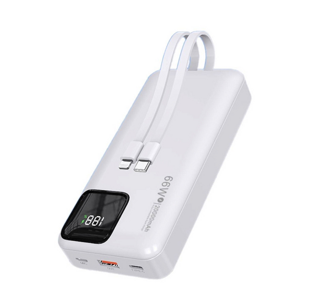 УМБ BIYA XS28 20000mAh 66W White MB-88753 фото