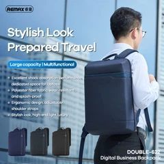 Рюкзак Remax DOUBLE-622 Digital Business Backpack темно-синій mb-95282 фото