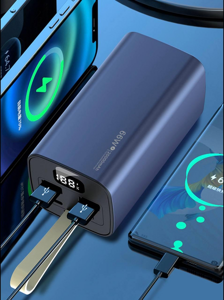 УМБ BIYA NS22 20000mAh 66W Blue MB-88751 фото