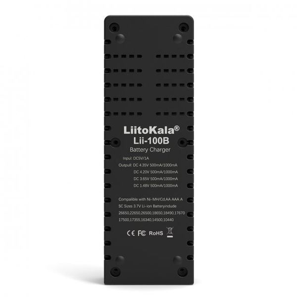 Зарядное устройство для Liito Kala Lii-100B (1 универсальное, LCD) MB-84902 фото