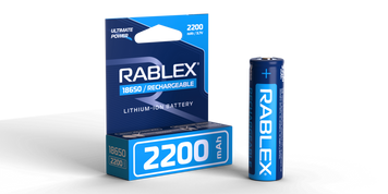 Аккумуляторные батарейки Rablex 18650 Li-lon 2200W 1шт. (с защитой) MB-93363 фото