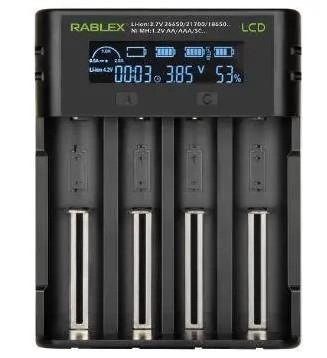 Зарядное устройство Rablex RB405 на 4ак. + Led-дисплей MB-86737 фото