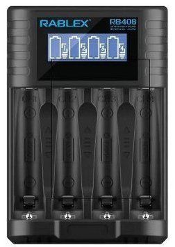 Зарядний пристрій Rablex RB408 на 4 AA/AAA R3/R6 1.2V 3.7V MB-89879 фото
