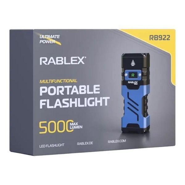 Ліхтар акумуляторний багатофункціональний RB 922 MB-98332 фото