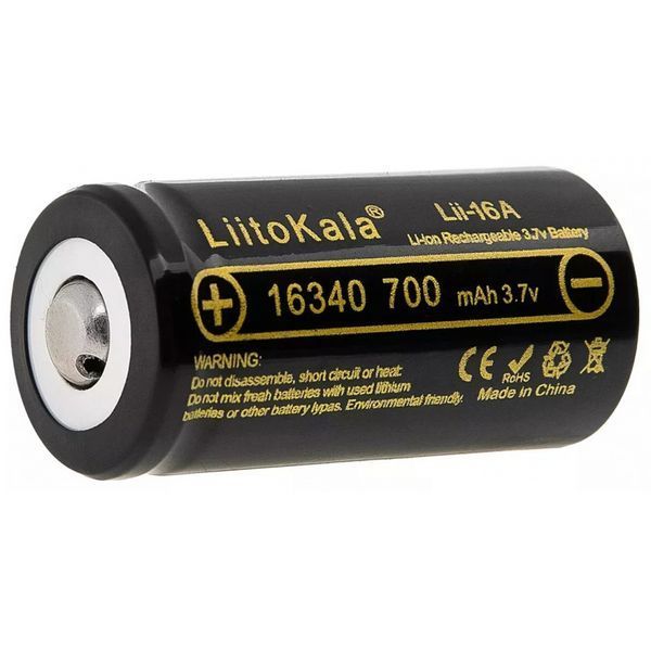 Аккумулятор Liito Kala Lii-16A 16340 700mah MB-94795 фото