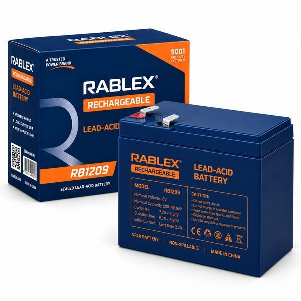 Акумулятор Rablex RB1209 12v-9Ah MB-72821 фото