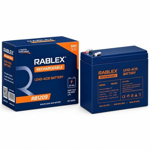 Акумулятор Rablex RB1209 12v-9Ah MB-72821 фото