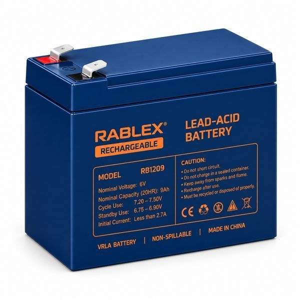 Акумулятор Rablex RB1209 12v-9Ah MB-72821 фото