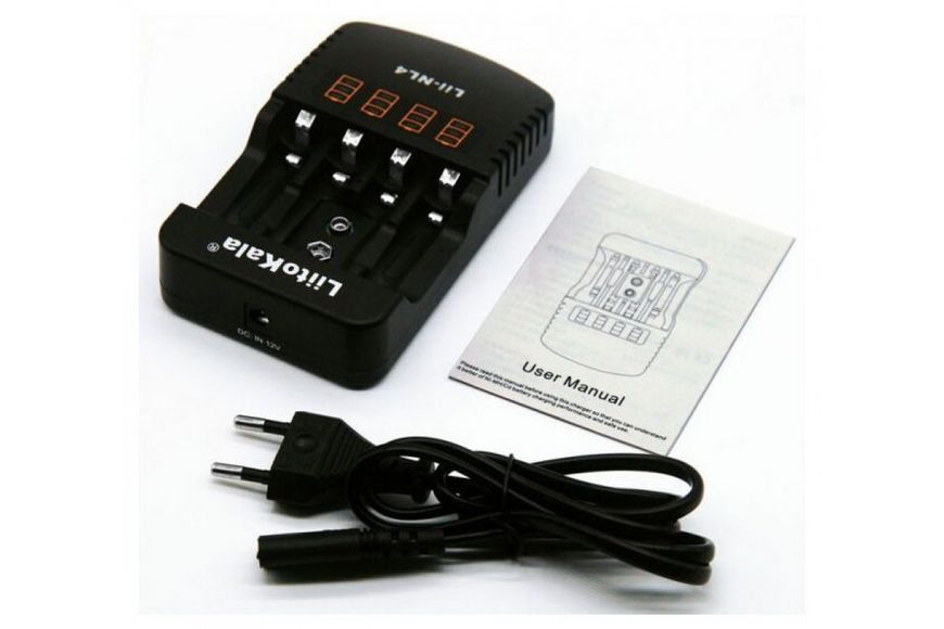 Зарядний пристрій Liito Kala Liii-NL4 (4 універсальних, USB/AC input) MB-84913 фото